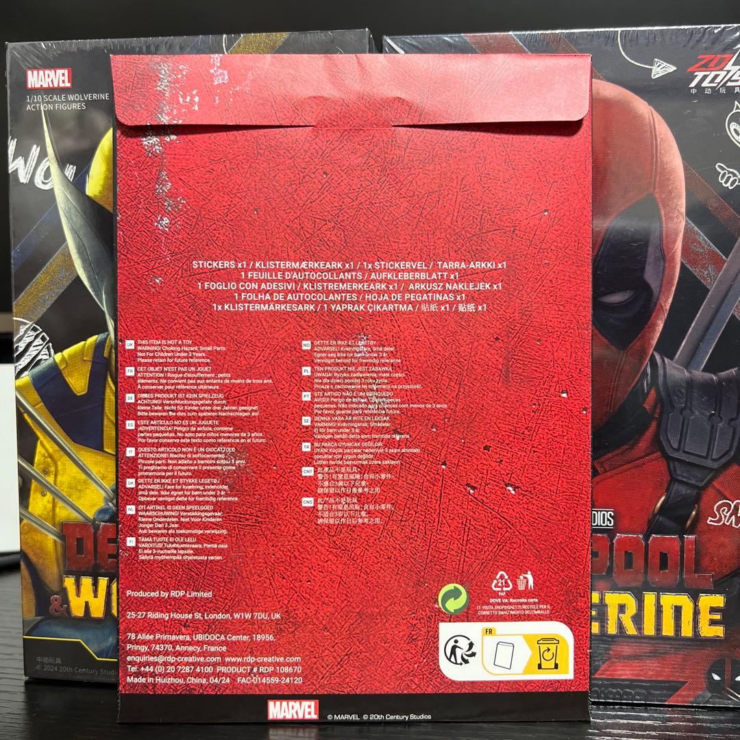未開封 zdtoys 2体セット デッドプール&ウルヴァリン フィギュア 未開封 zdtoys 2体セット デッドプール&ウルヴァリン フィギュア