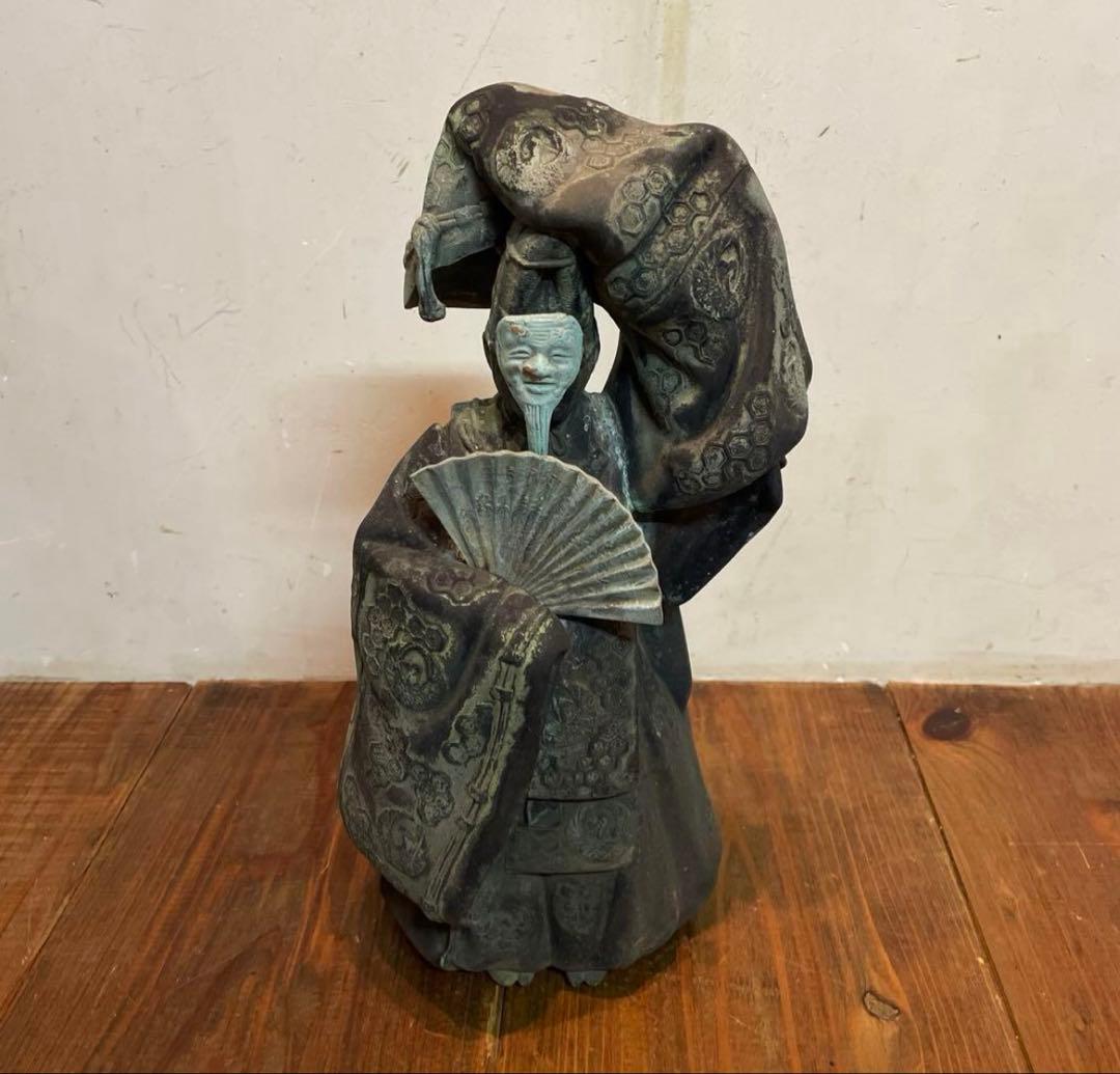 高村光雲 原型 聖徳太子御考養之像 高村規・識箱 銅像 ブロンズ【MA943