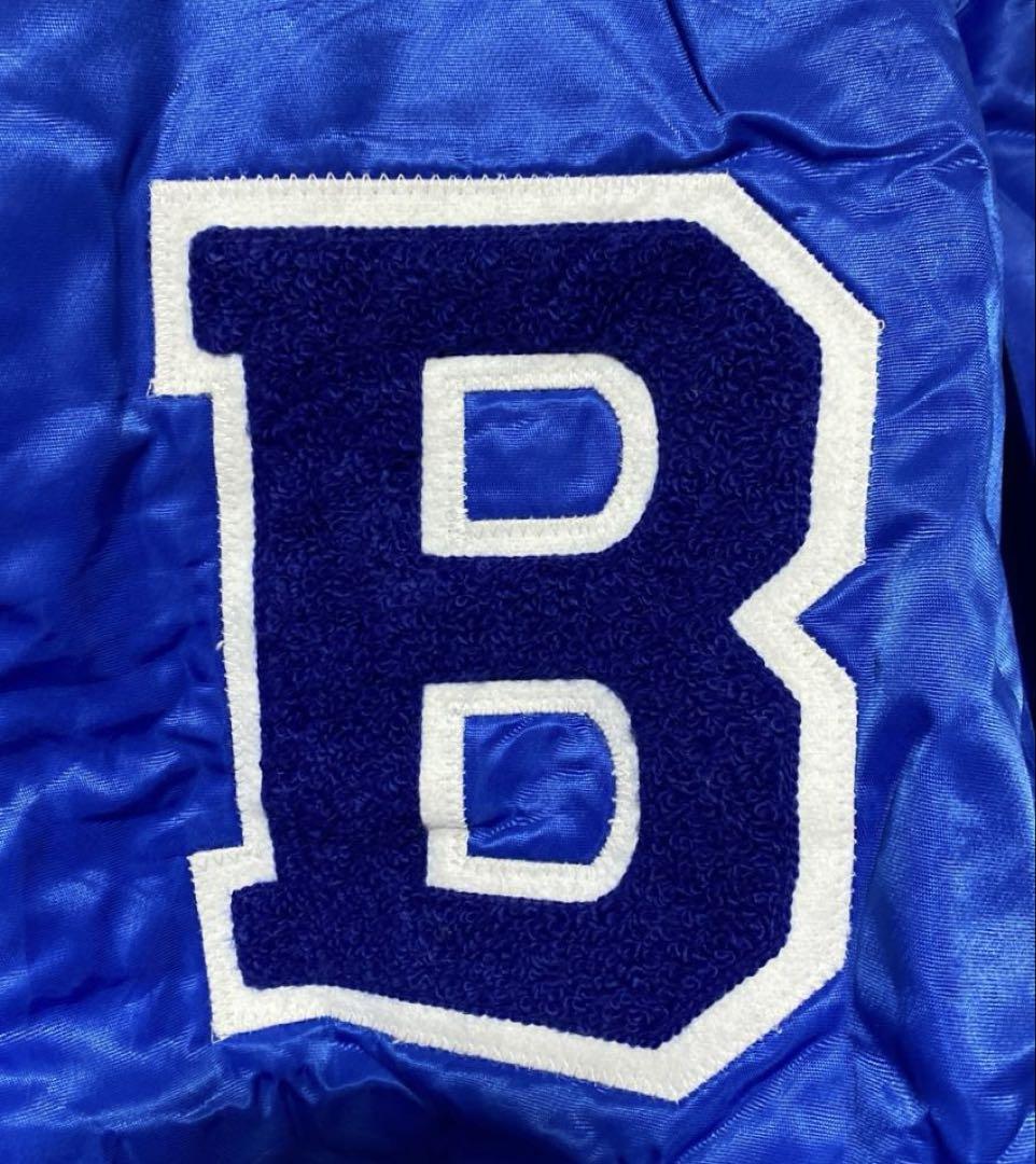 GAME スタジャン 刺繍 アメリカ製 BULLDOGS FOOTBALL M メンズ