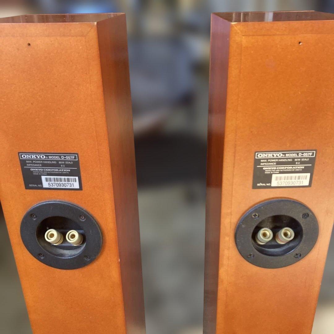 オンキヨーのトールボーイスピーカー「ONKYO D-057F 4個セット オンキヨーのトールボーイスピーカー「ONKYO D-057F 4個セット