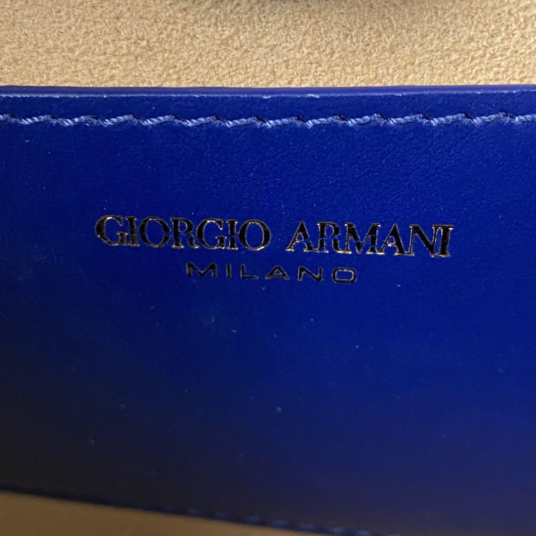 定価24万 美品 ARMANI ジョルジオ アルマーニ ラ プリマ ラフィア