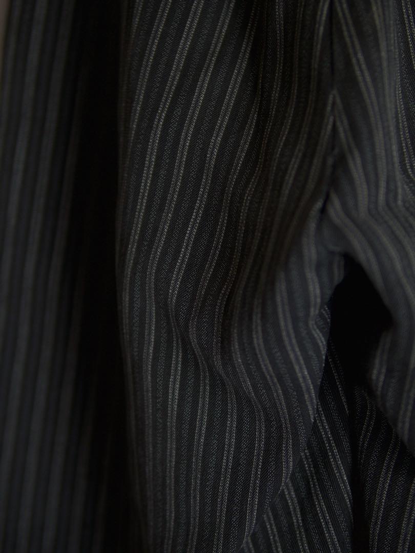 1940s france stripe pants コットン ストライプ