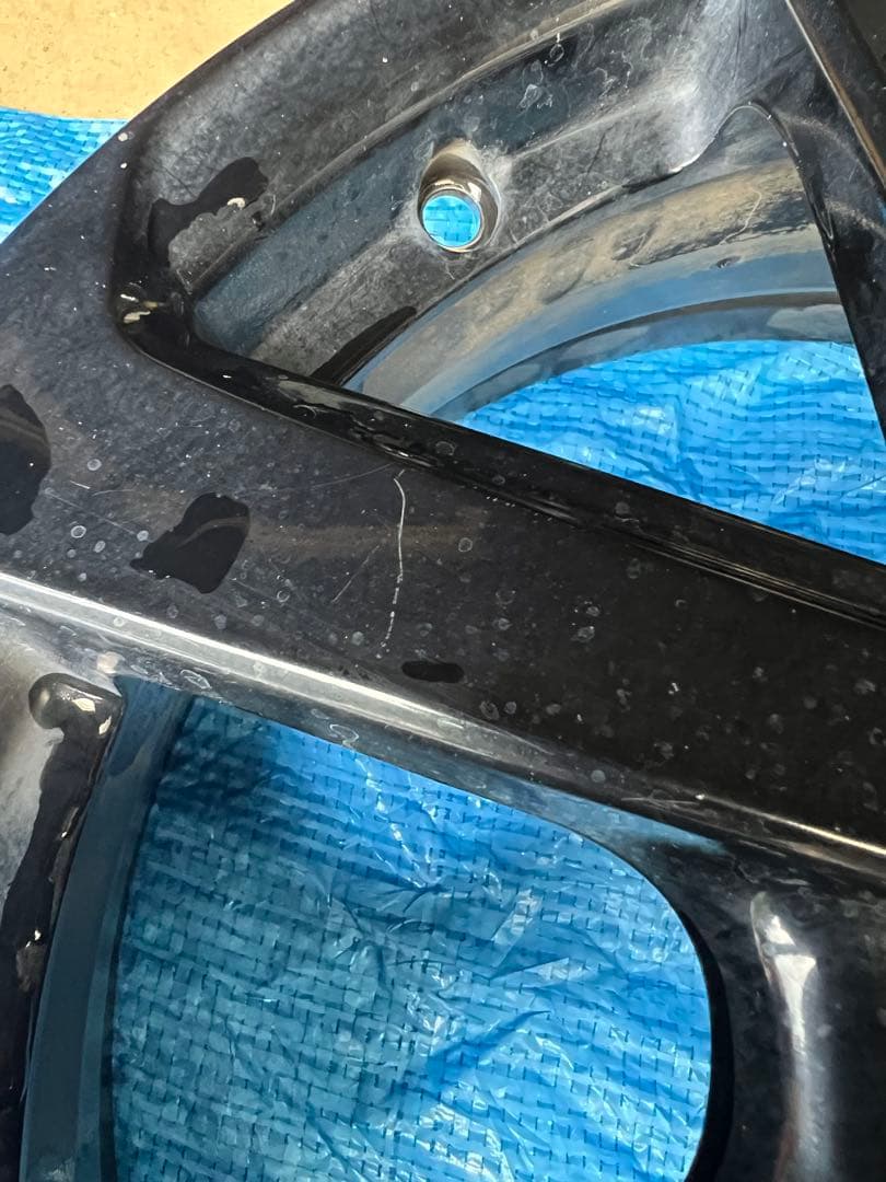 16インチ ブラックホイールセットやや傷や汚れあり