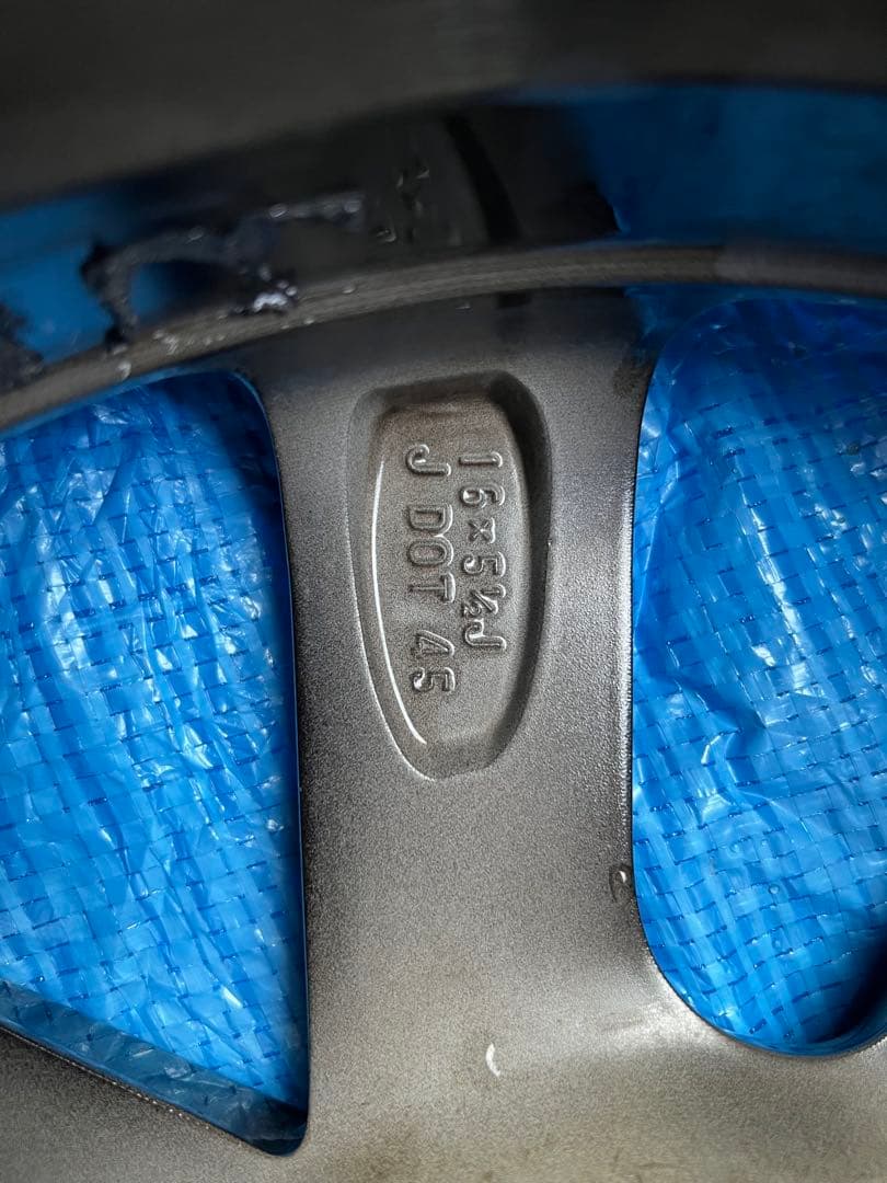 ブラックホイールセットやや傷や汚れあり