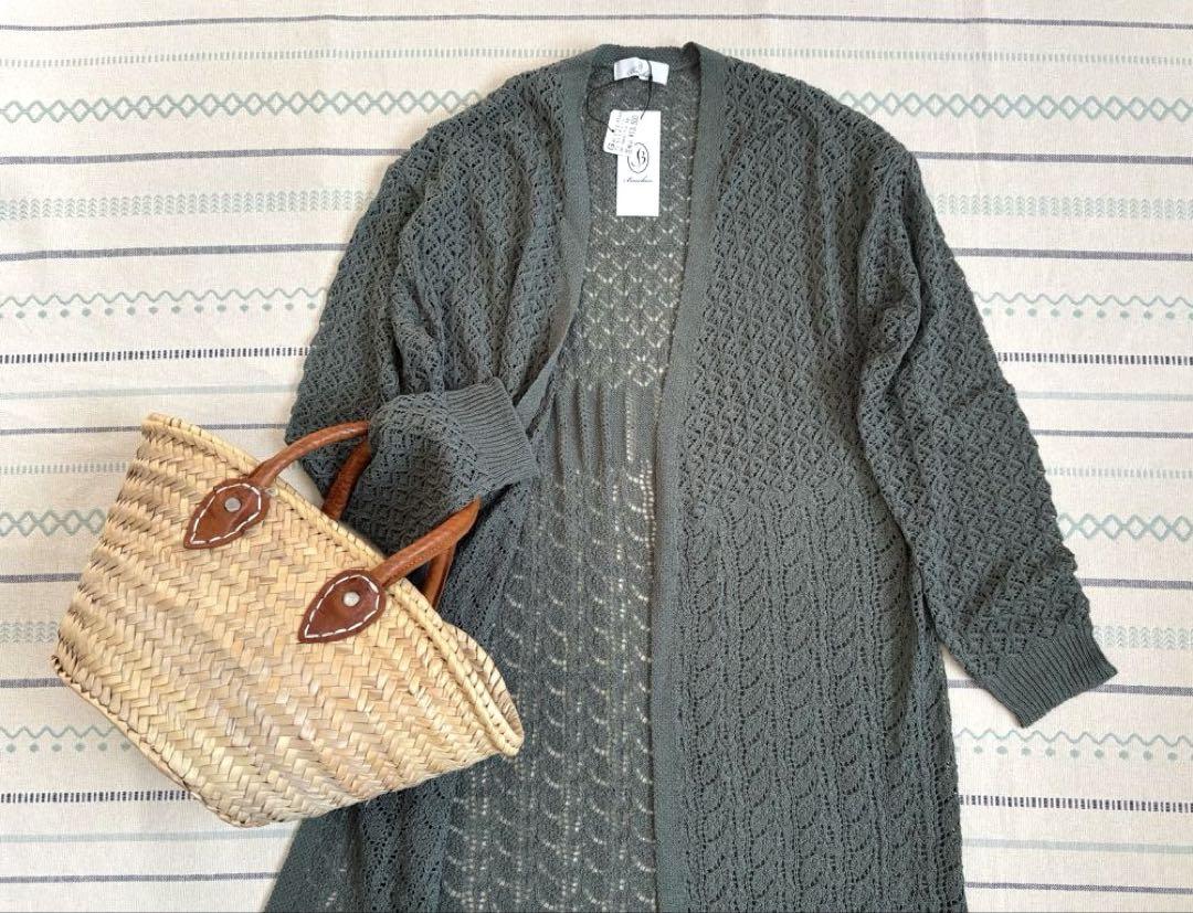 SALE✩.*˚ SCOTCLUB系列 Bouchon 透かし編みカーディガン