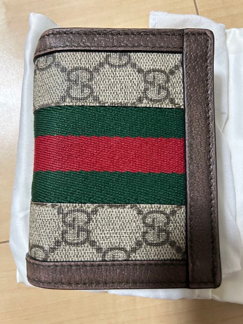 GUCCI オフディア ミニウォレット 3つ折り財布 GUCCI オフディア ミニウォレット 3つ折り財布