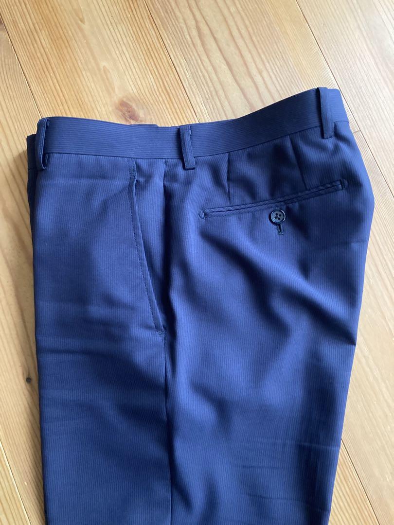 セットアップ　スーツ　紺色　美品　春夏