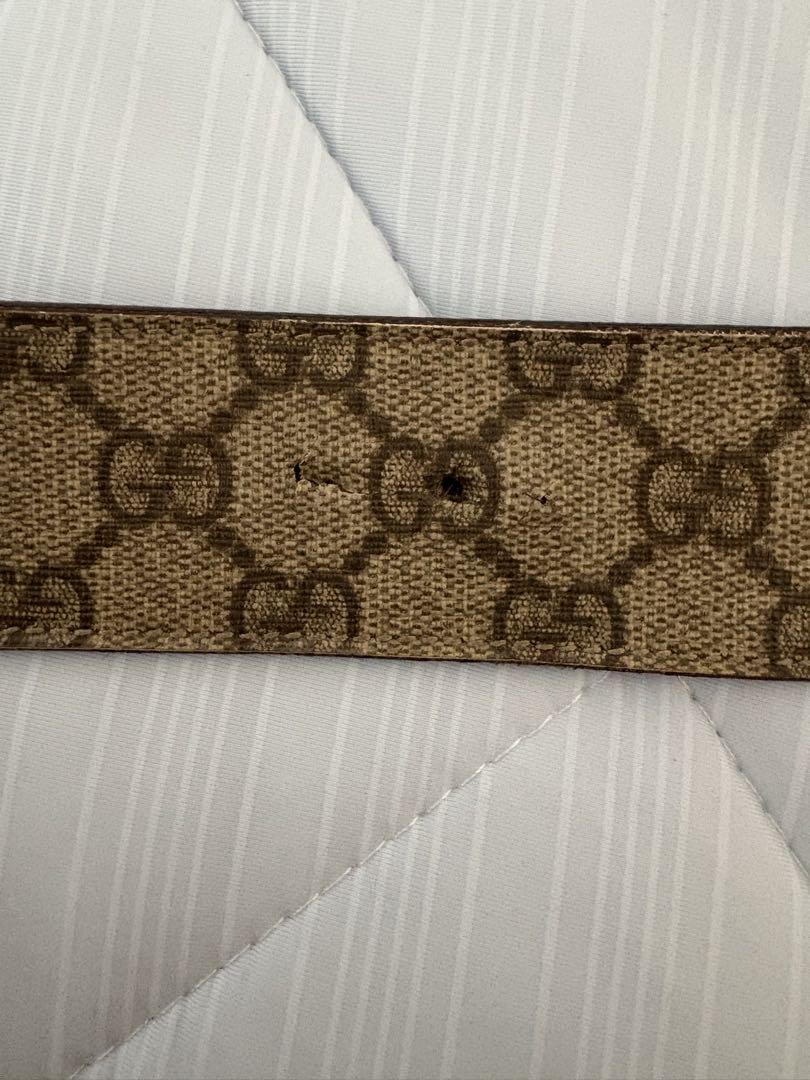 Gucci GGパターン ベルト ブラウン Gucci GGパターン ブラウンレザーベルト - メルカリ