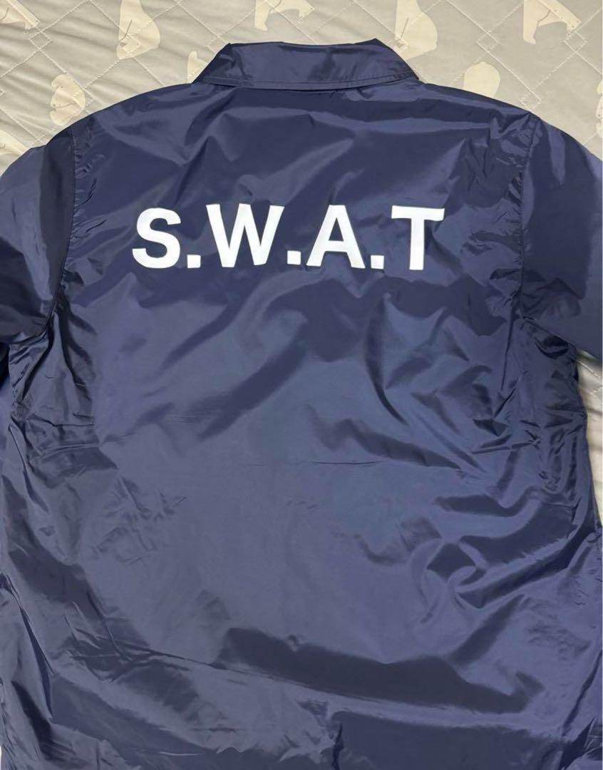 修正　専用　スワット　LAPD SWAT コーチジャケット ネイビー　XL