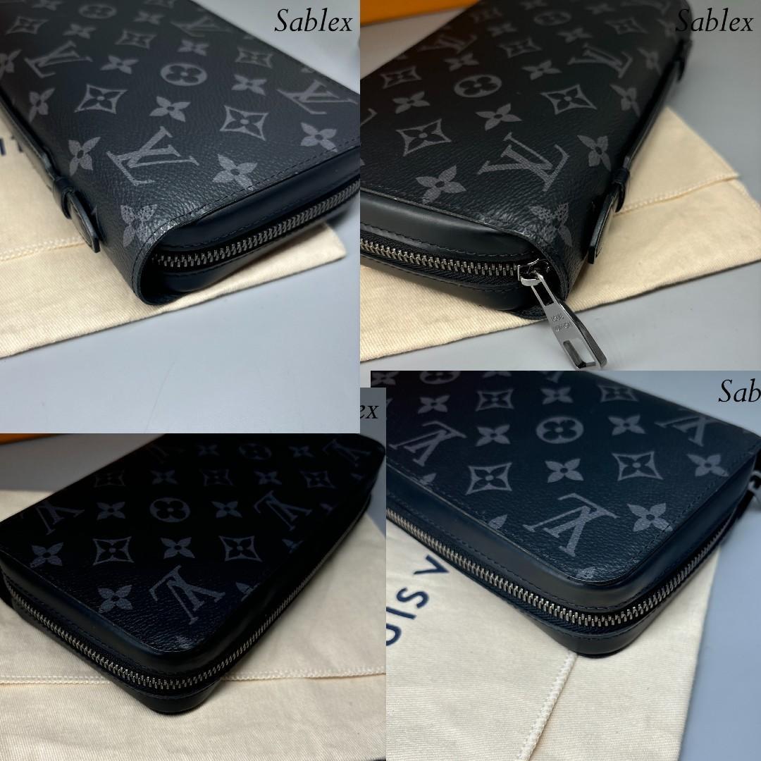 【新品同様】ルイヴィトン M61698 モノグラム エクリプス ジッピーXL