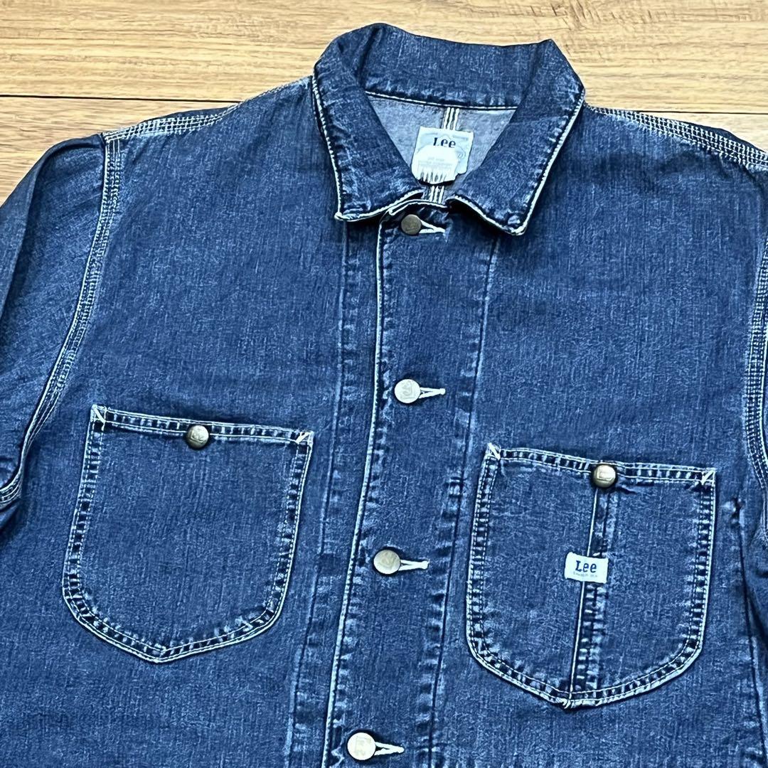 復刻Lee【リー】カバーオール ハウスマーク ロングLボタン 日本製 復刻Lee【リー】カバーオール ハウスマーク ロングLボタン 日本製