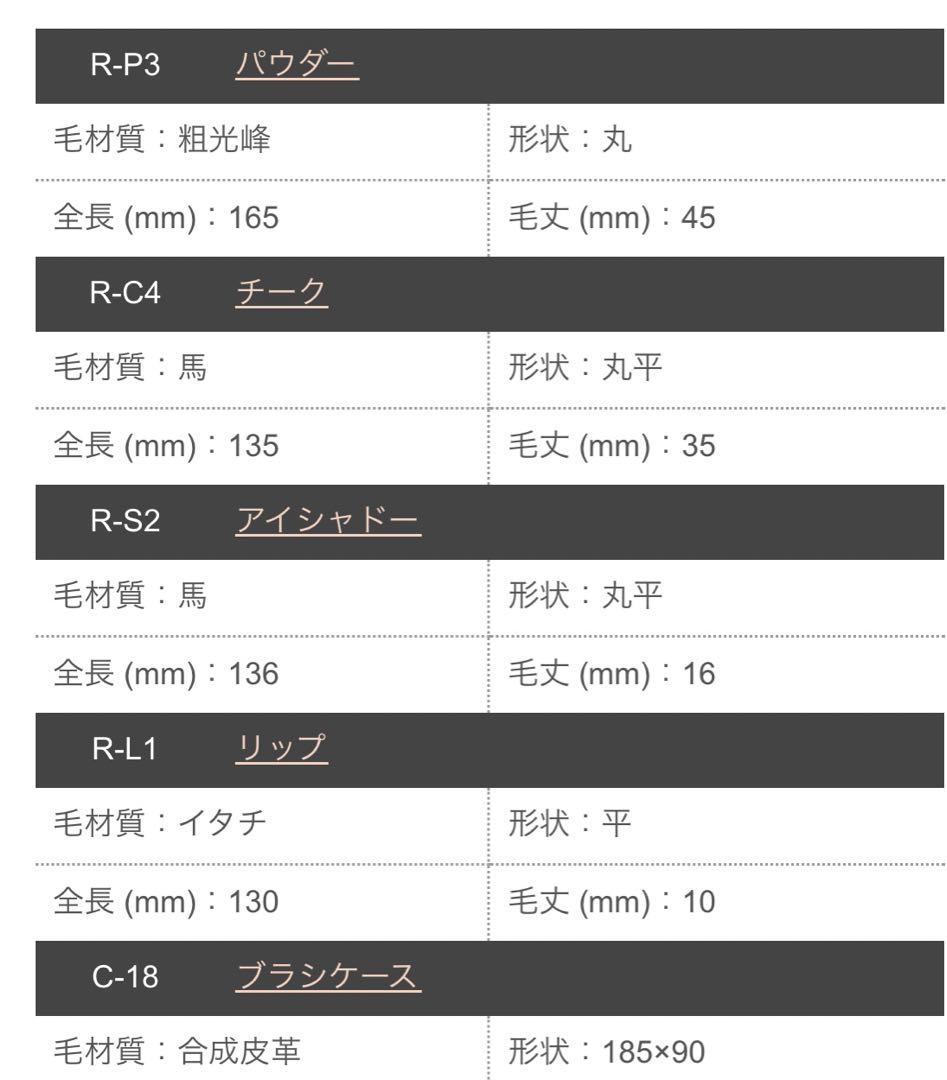 メイク　4本セットポーチ付き　新品未使用未開封　熊野ブラシ 竹宝堂　化粧ブラシ