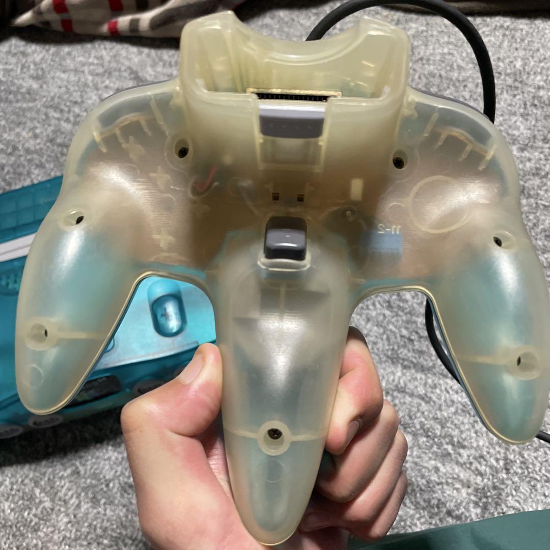 NINTENDO 64 本体 クリアブルー NUS-001(JPN)