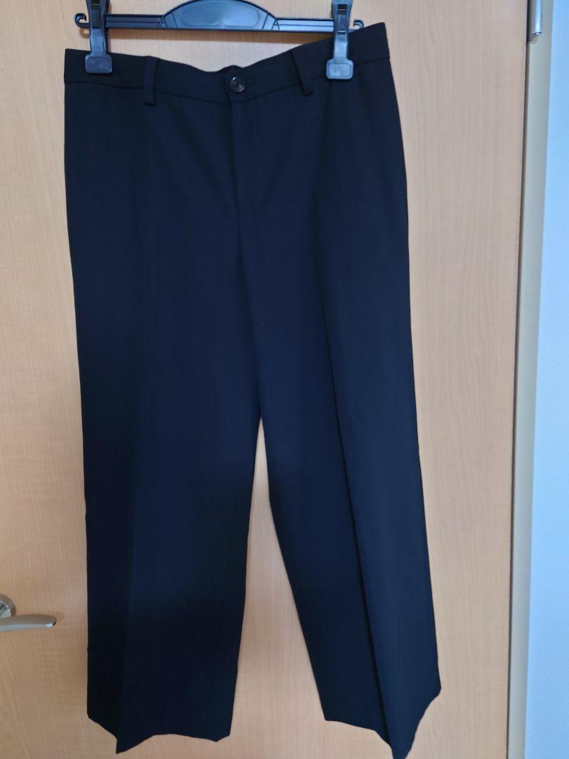 ラルフローレンRALPH LAUREN上質素材くるぶし丈パンツ万能の黒 11号