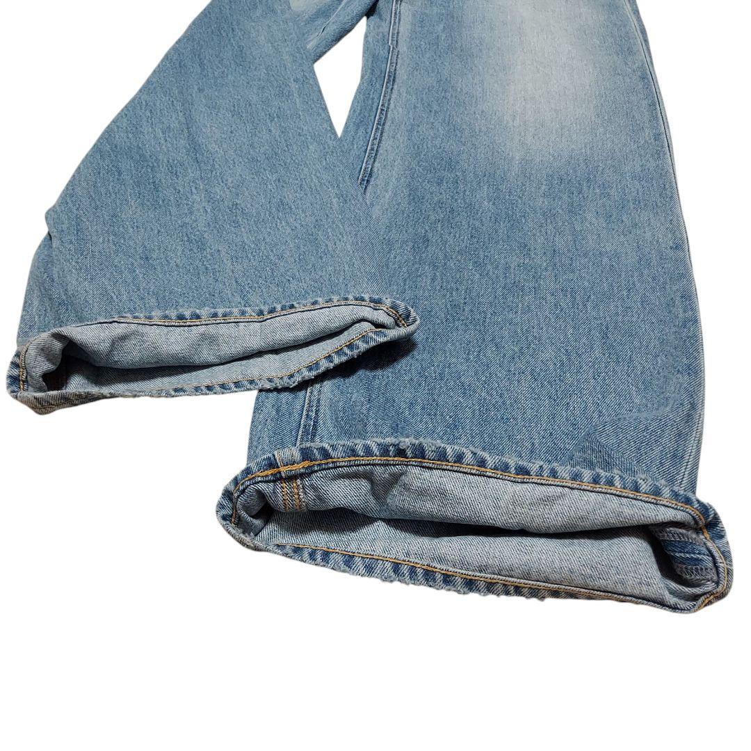 【moussy】CROSS WAIST WIDE STRAIGHT 2サイズ
