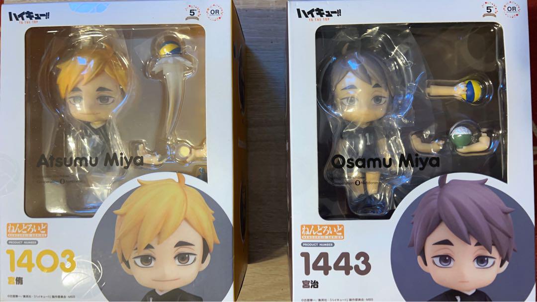 ハイキュー　ねんどろいど　宮侑　宮治　稲荷崎高校　フィギュア　値下げ不可　未開封