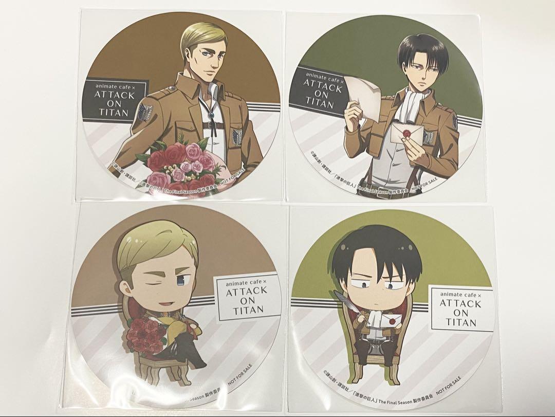 【進撃の巨人】アニメイトカフェ 31点 まとめ売り