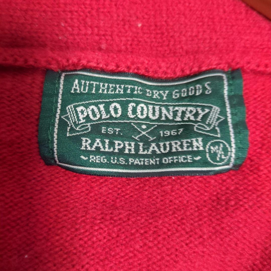 90s POLO COUNTRY Ralph Lauren カーディガン刺繍ロゴ 90s POLO COUNTRY Ralph Lauren カーディガン刺繍ロゴ