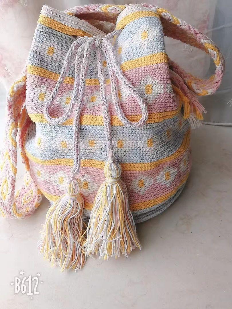 ハンドメイド☆かぎ針編み　バッグ 7,800円