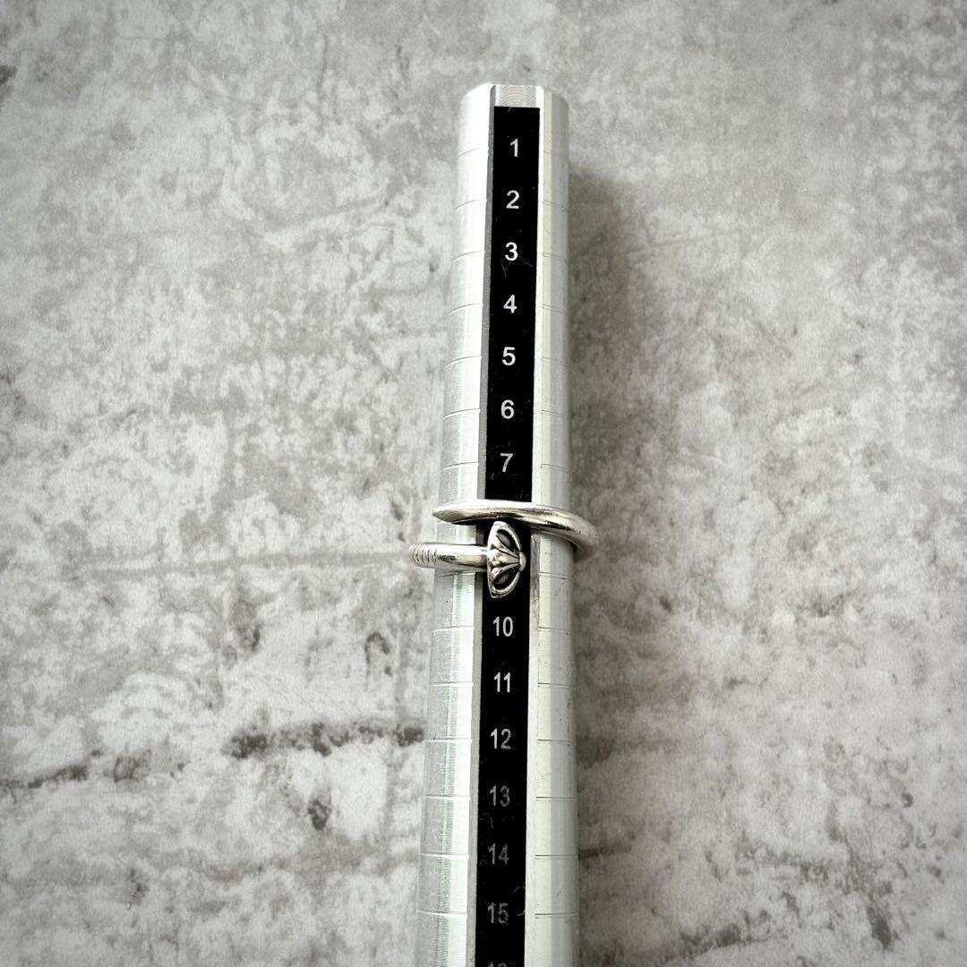 CHROME HEARTS クロムハーツ ネイル クロスボールリング US5
