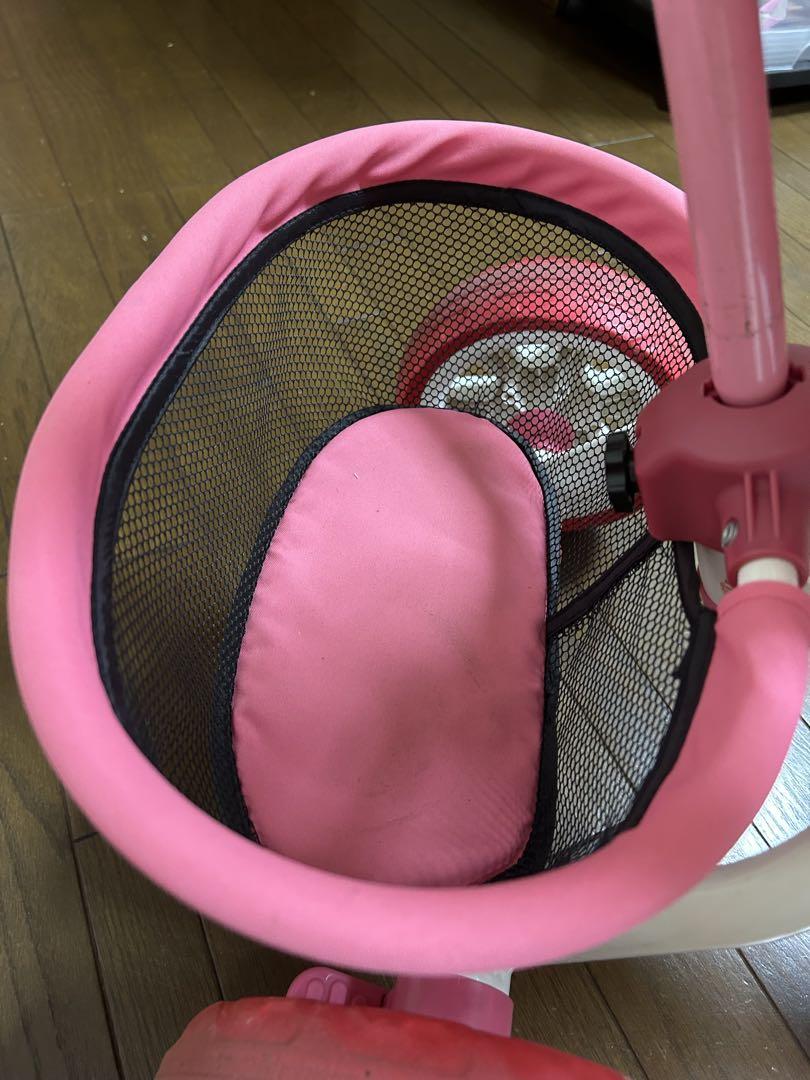 マイメロディ水玉模様のピンク三輪車 - メルカリ