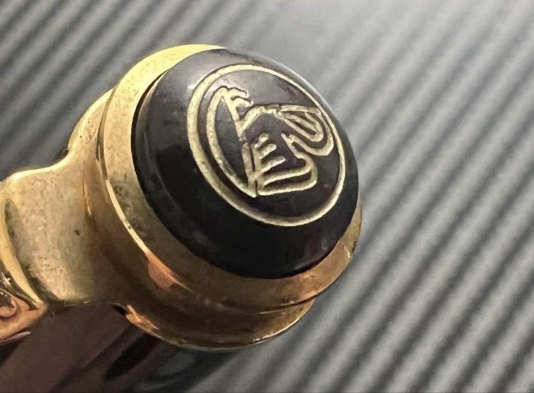 ペリカン 400 万年筆 F 細字 茶縞 ブラウン