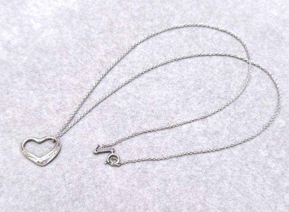 ティファニー　エルサペレッティ　オープンハート ネックレス　41556
