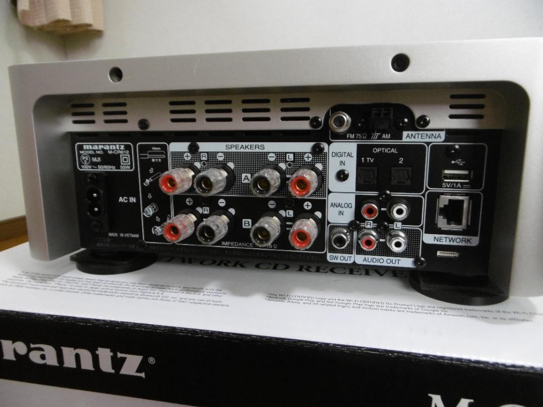 marantzマランツ　ネットワークCDプレイヤーアンプ　M-CR612
