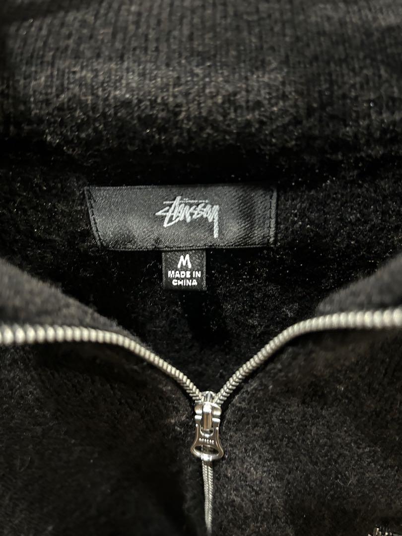 週末セール　【美品】stussy ハーフジップモックネックセーター