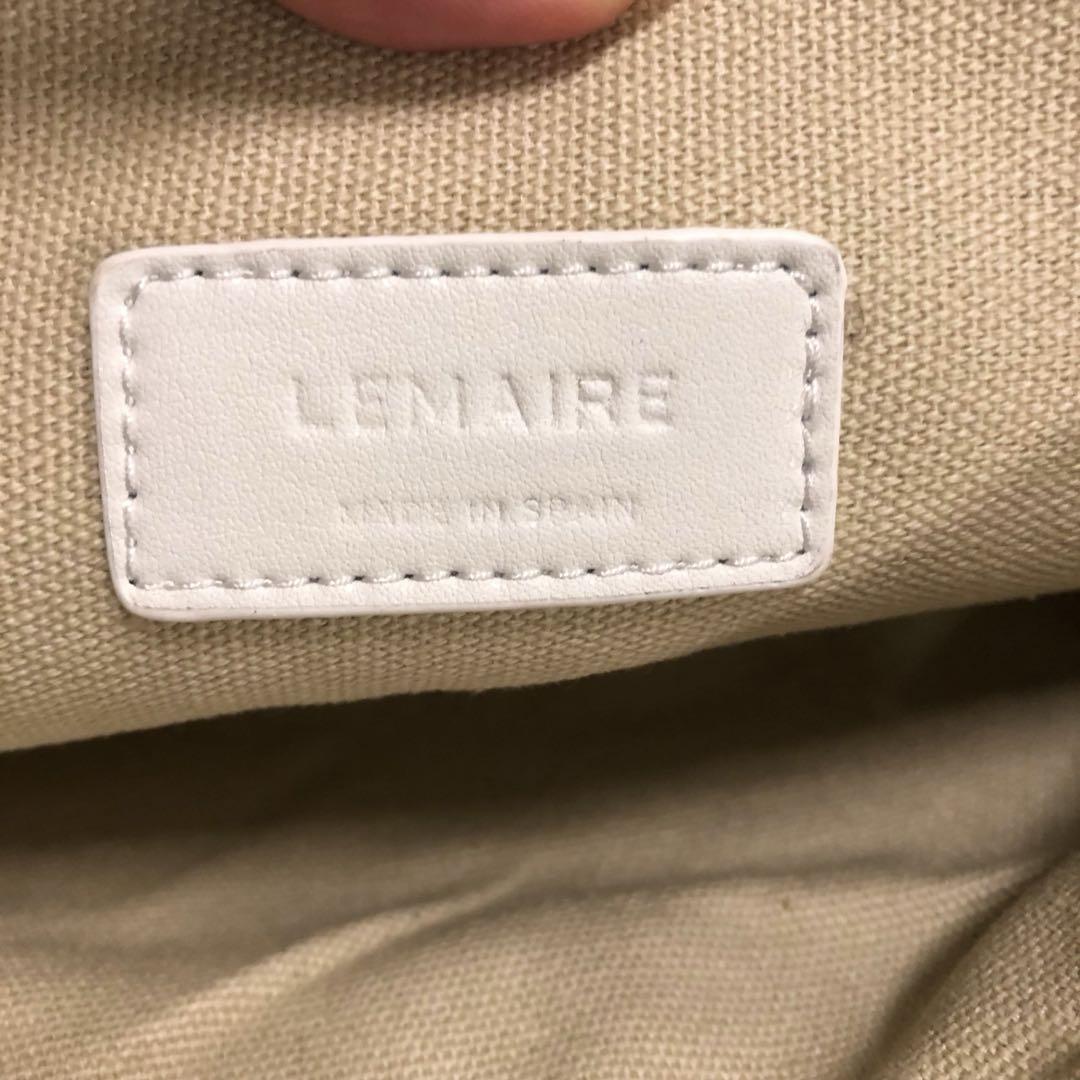 LEMAIRE Croissant Bag レザー ホワイト S