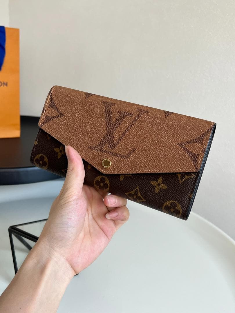 ルイ・ヴィトン 長財布 ブラウン モノグラム