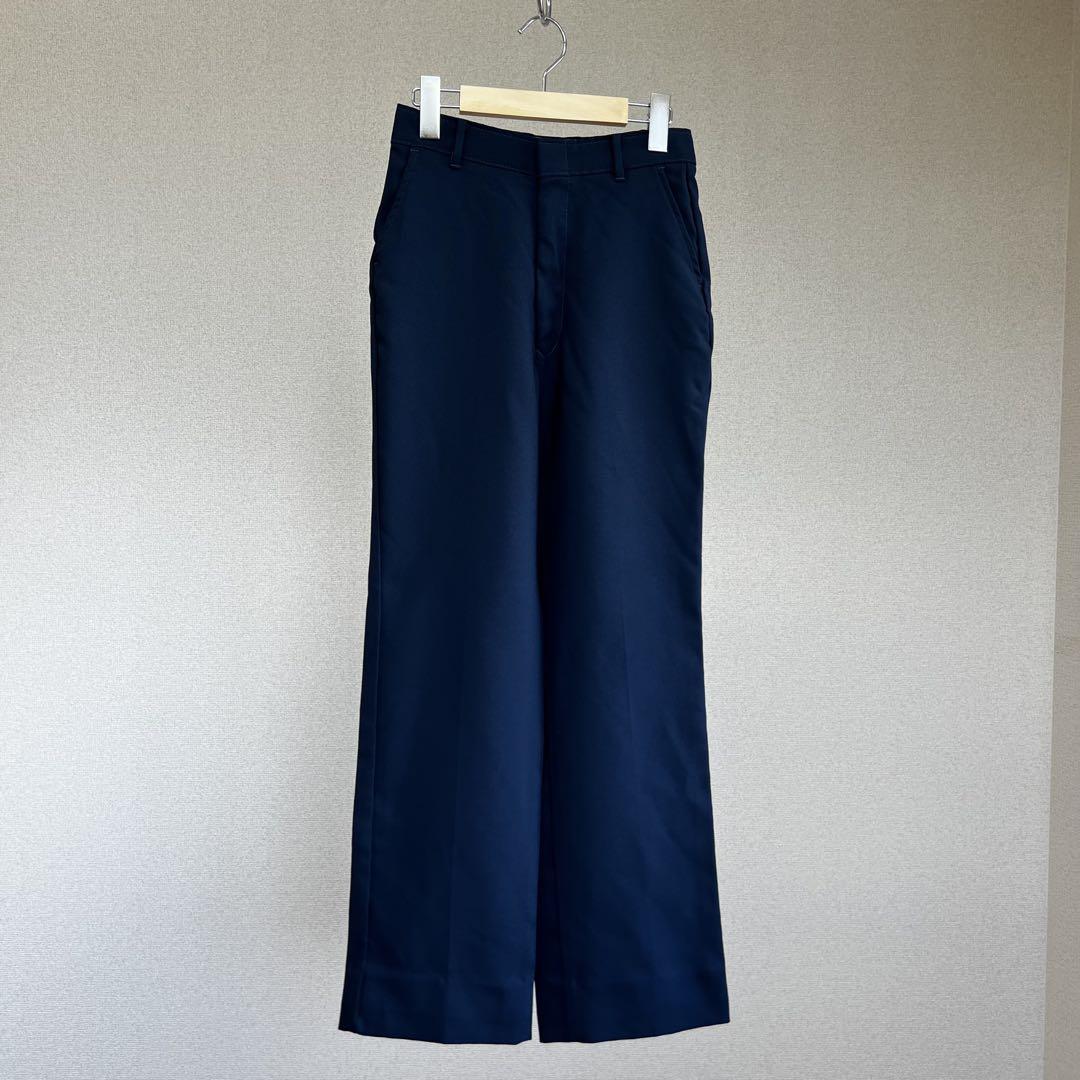 希少vintageヴィンテージ古着70sフレアスラックストラウザーLネイビー紺色 楽天市場】70's ☆ 米軍 U.S.NAVY ネイビー 海軍 フレア
