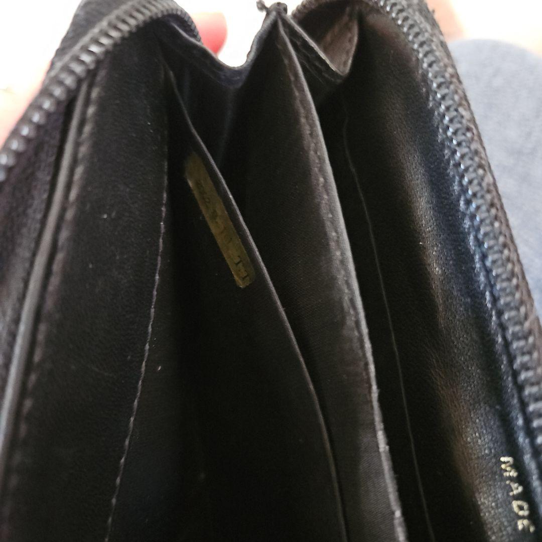 CHANEL ブラックレザー 長財布