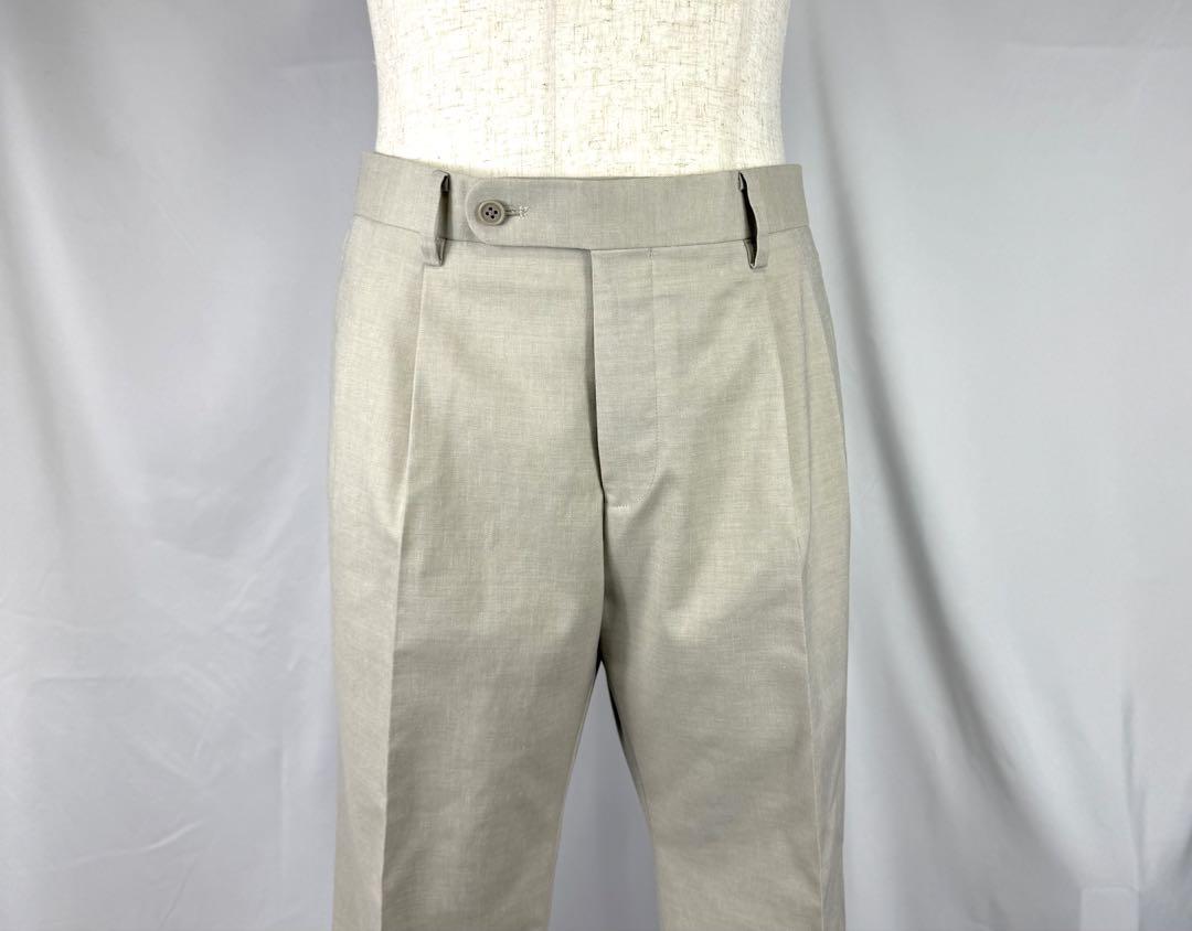 春夏新作HILTON LINENBREND TROUSERS戸賀Size.85