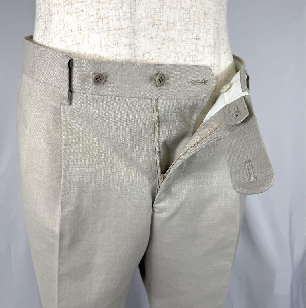 春夏新作HILTON LINENBREND TROUSERS戸賀Size.85