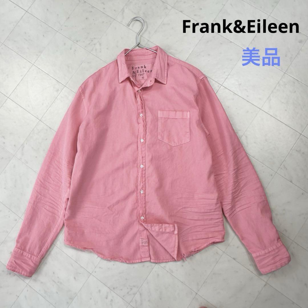 〈美品〉Frank&Eileen LUKE【L相当】シワ加工ダメージシャツ
