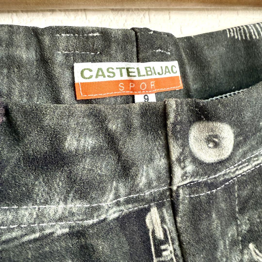 CASTELBAJAC カステルバジャック デニムジーンズ転写ストレッチパンツ9