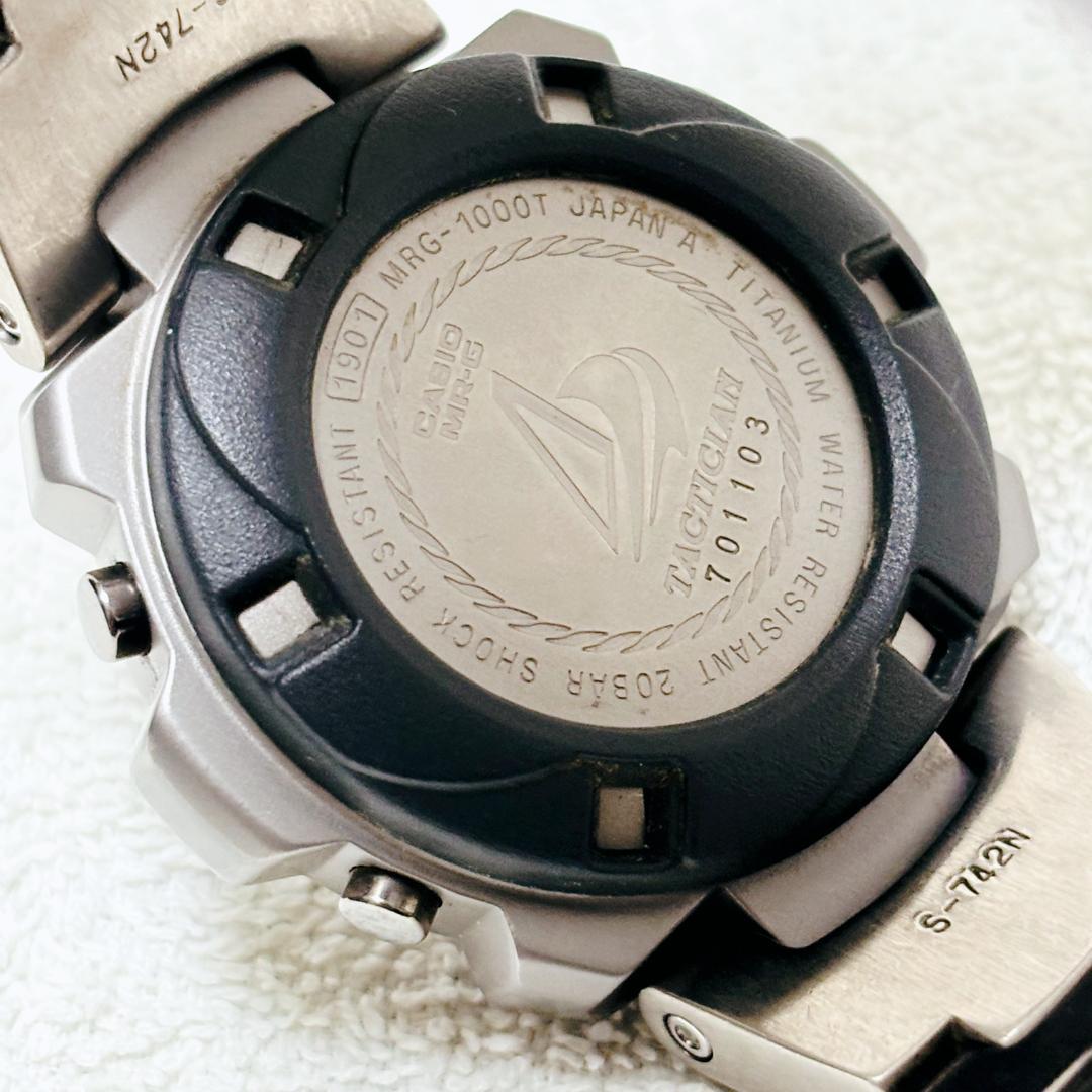 【レア】G-SHOCK MRG-1000T チタニウム 動作良好 腕時計 カシオ 【レア】G-SHOCK MRG-1000T チタニウム 動作良好 腕時計 カシオ