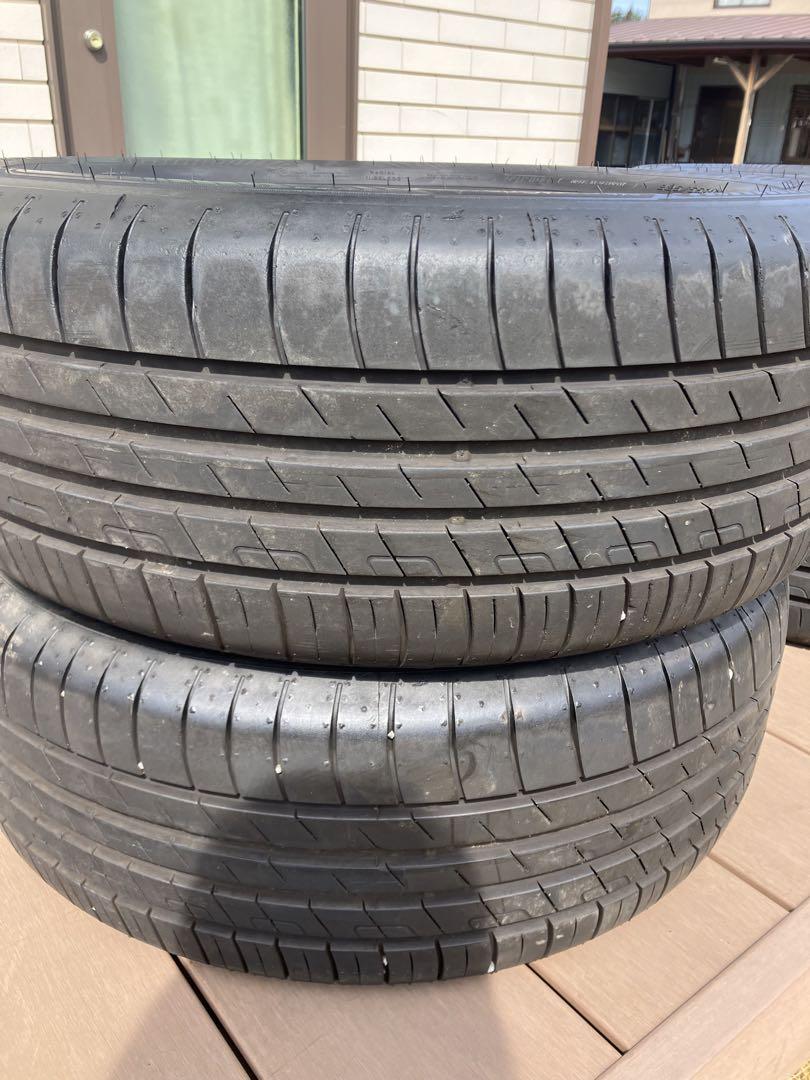 ノーマルタイヤ　225/55R17 97W ９分山　2本②