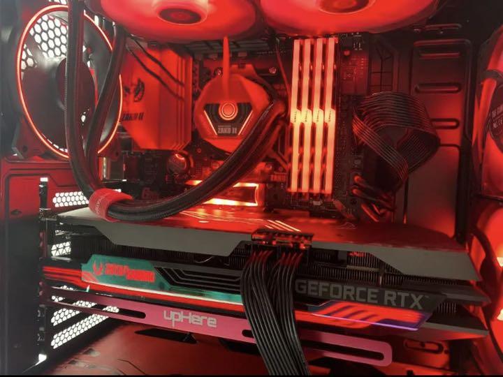 春先取りの シャア専用ハイエンドゲーミングPC Ryzen7 5800x RTX3080ti