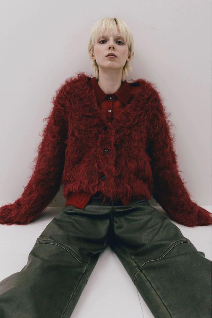 【THETOE】WESTMINSTER SHAGGY CARDIGAN 正規品 THE TOE WESTMINSTER SHAGGY CARDIGAN