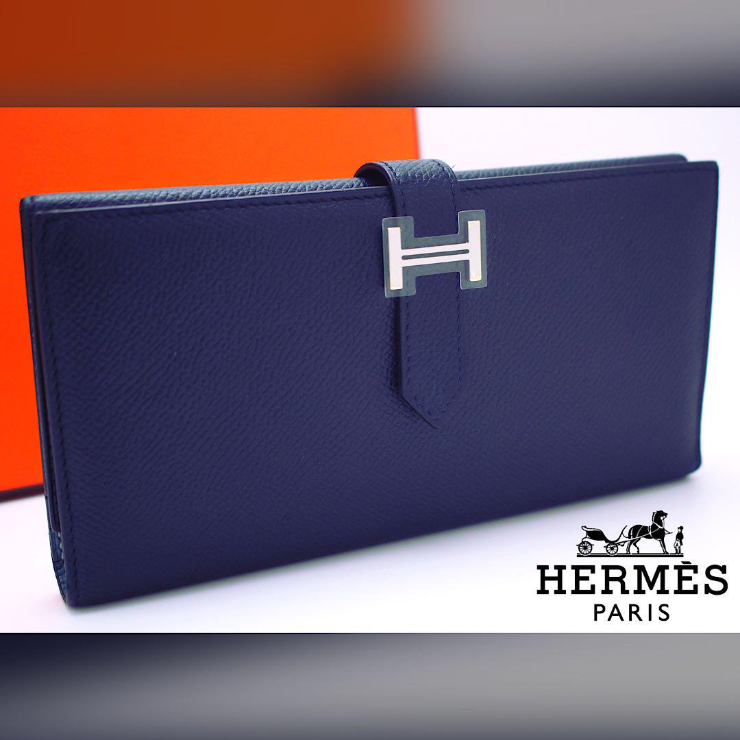 ✨海外輸入品✨値下げ不可⚠️HERMES エルメス べアン デュプリ 三つ折り