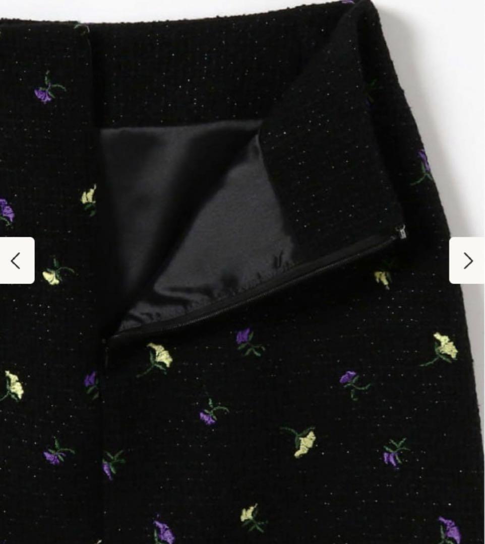 新品未使用タグ付き joieve kirakira tweed skirt