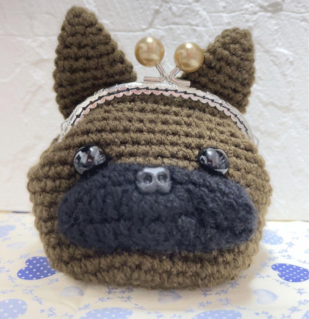 トートバッグ•がま口ポーチ•ファスナーポーチ•フレンチブルドッグ•ハンドメイド かわいい⭐︎フレンチブルドッグ がま口ポーチ ハンドメイド⭐︎