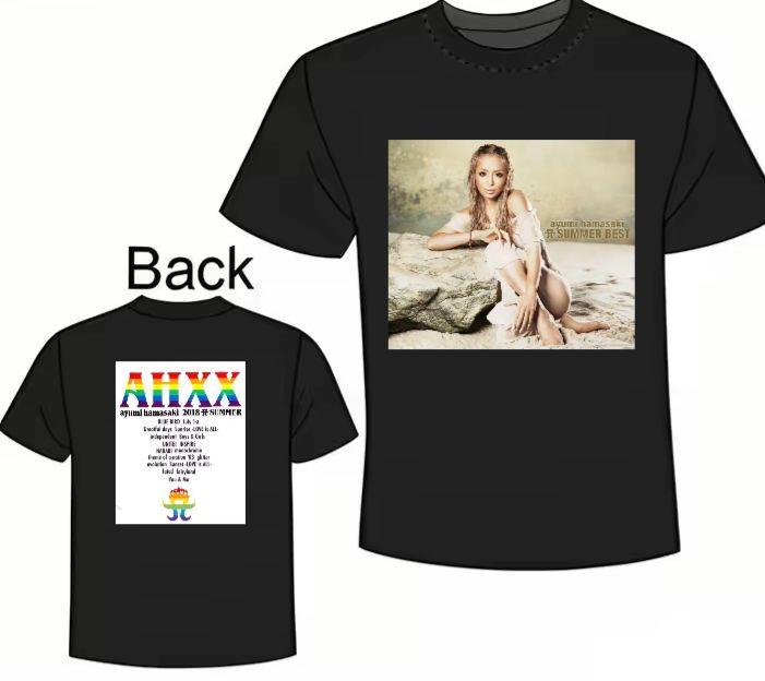 浜崎あゆみ Tシャツ 『ayumi hamasaki 2014 SUMMER』 ミュージシャン