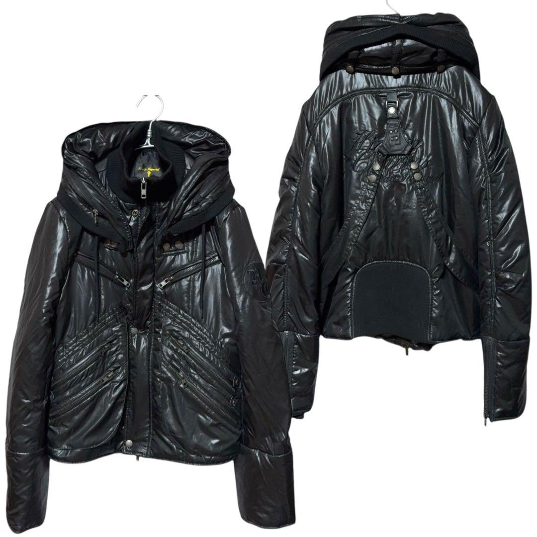 激レア新品00sお兄系ギャル男hidden charmsミリタリージャケット