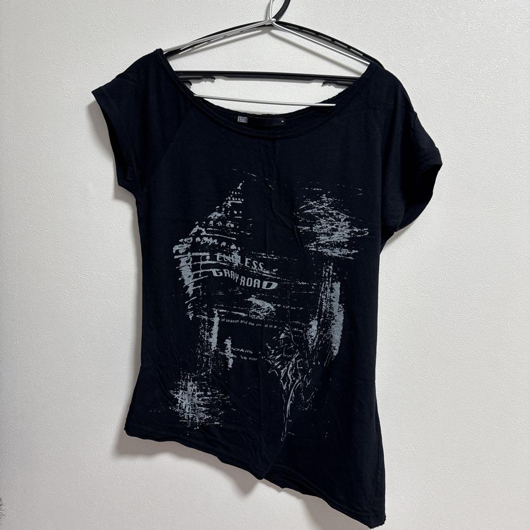 トップス Bohemian Seoul FUNKY SCOOP NECK TEE BOHEMIAN SEOUL | 보헤미안서울 Bohemian Seoul Funky Scoop