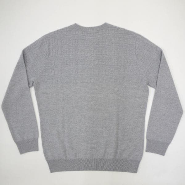 【極美品】allegri アレグリ クルーネックニット サイズ50 (LL) 定価18700円＆新品・タグ付allegri アレグリ 幾何学柄 クルーネック