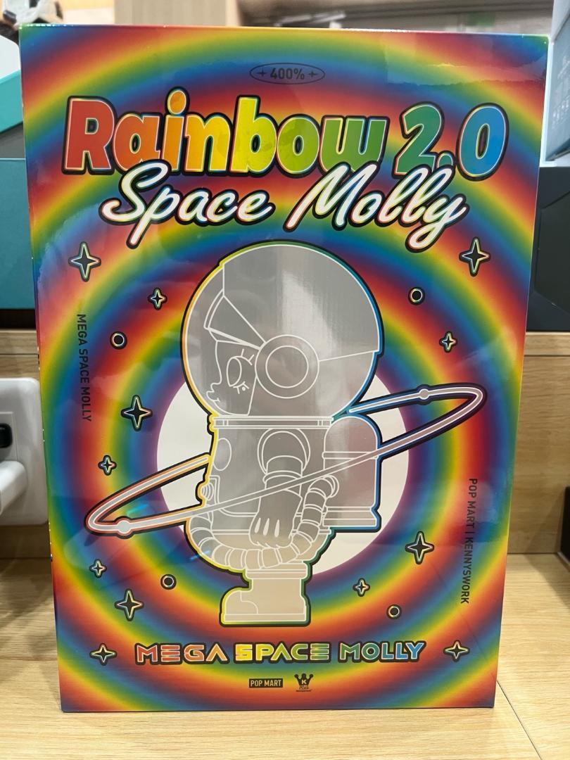 POP MART SPACE MOLLY Rainbow 2.0 400％