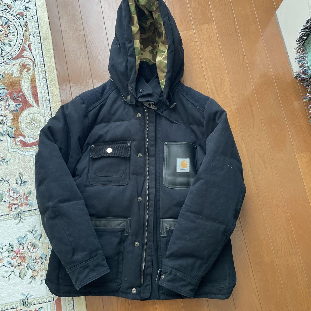 カラーブラックeye JUNYA WATANABE MAN × carhartt ダウン